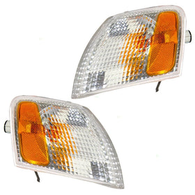 Driver and Passenger Park Signal Side Marker Light Lamp Replacement for Volkswagen 3B0953041D 3B0953042D