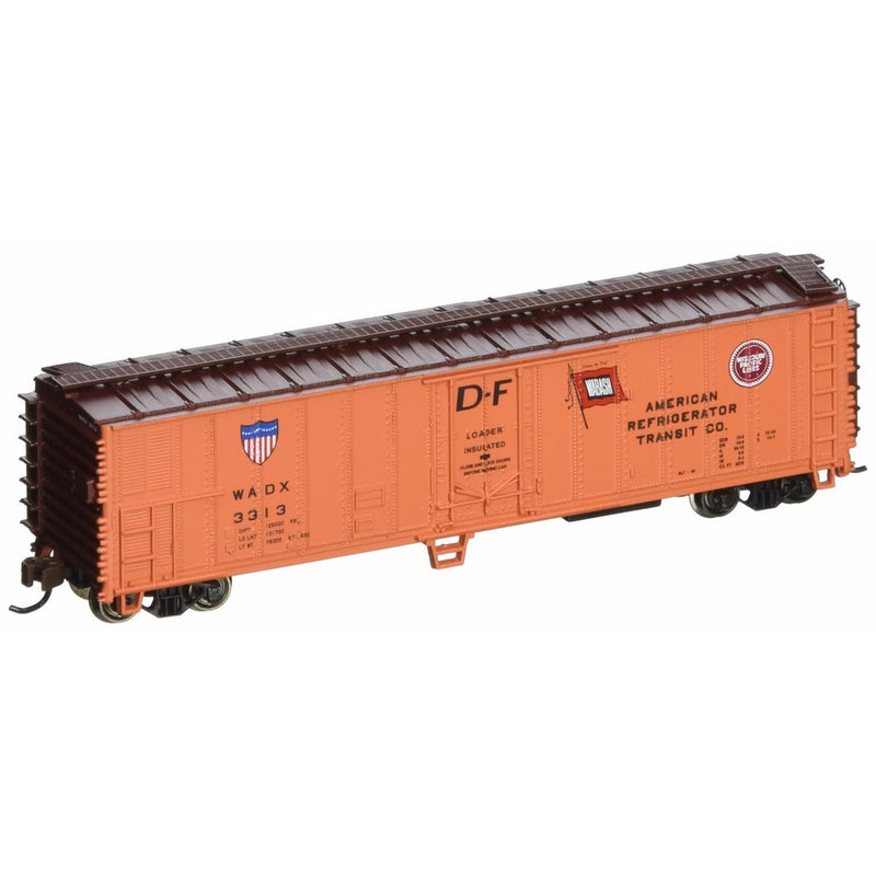 Bachmann Industries ACF 50' Steel Reefer American Refrigerator Transit Company Car, N Scale