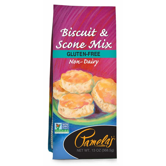 Pamela's Products Gluten Free Biscuit and Scone Mix, 13 Ounce