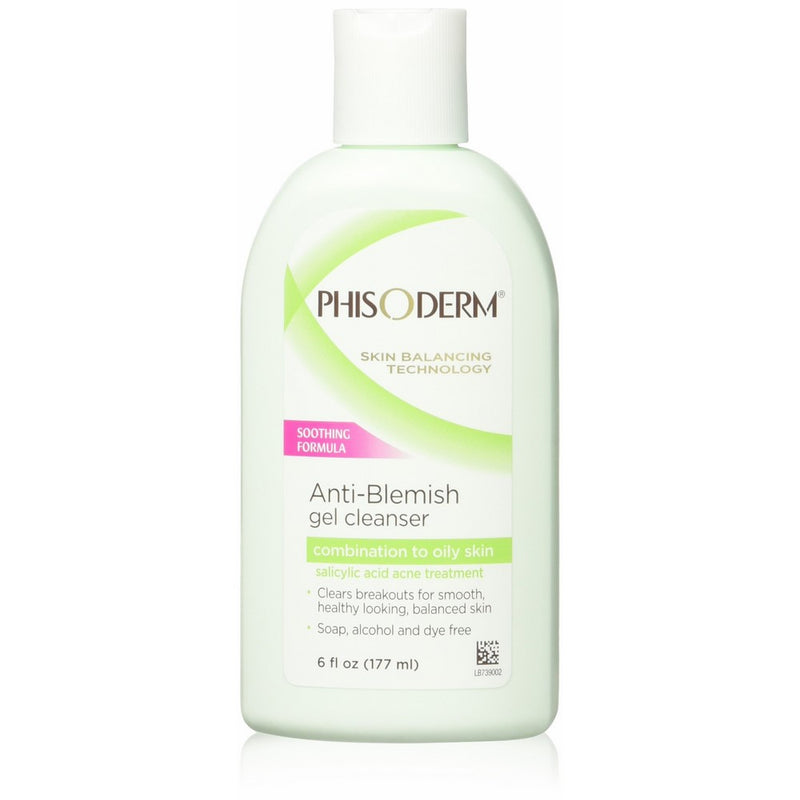 Phisoderm Anti-Blemish Gel Cleanser 6 oz ( Pack of 2)