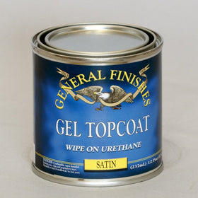 General Finishes SH Gel Topcoat, 1/2 pint, Satin