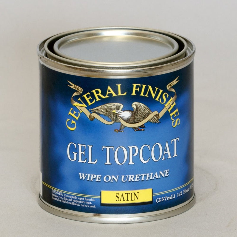 General Finishes SH Gel Topcoat, 1/2 pint, Satin