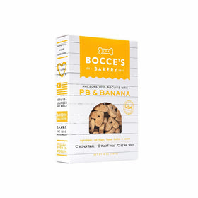Bocce's Bakery Dog Biscuits - PB & Banana 14 ounce Box
