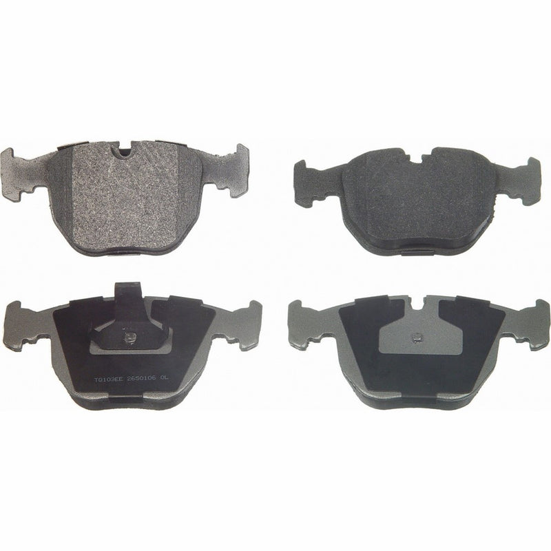 Wagner ThermoQuiet MX681 Semi-Metallic Disc Pad Set, Front