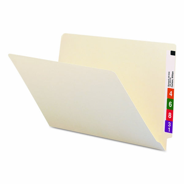 Smead End Tab File Folder, Straight-Cut Tab, Legal Size, Manila, 100 per Box (27100)