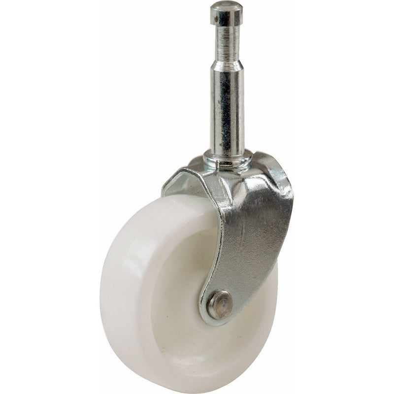 Shepherd Hardware 9053 1-1/4-Inch Plastic Stem Casters, 4-Pack