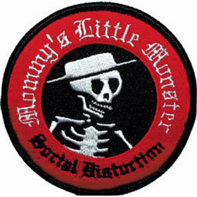 Application Social Distortion Skull Logo Patch