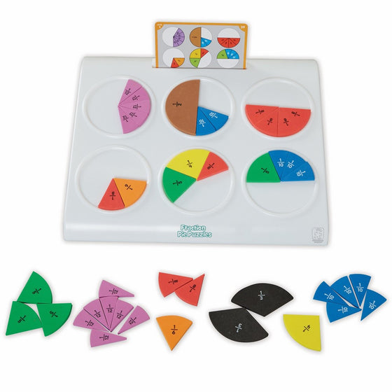 Educational Insights Fraction Pie Puzzles