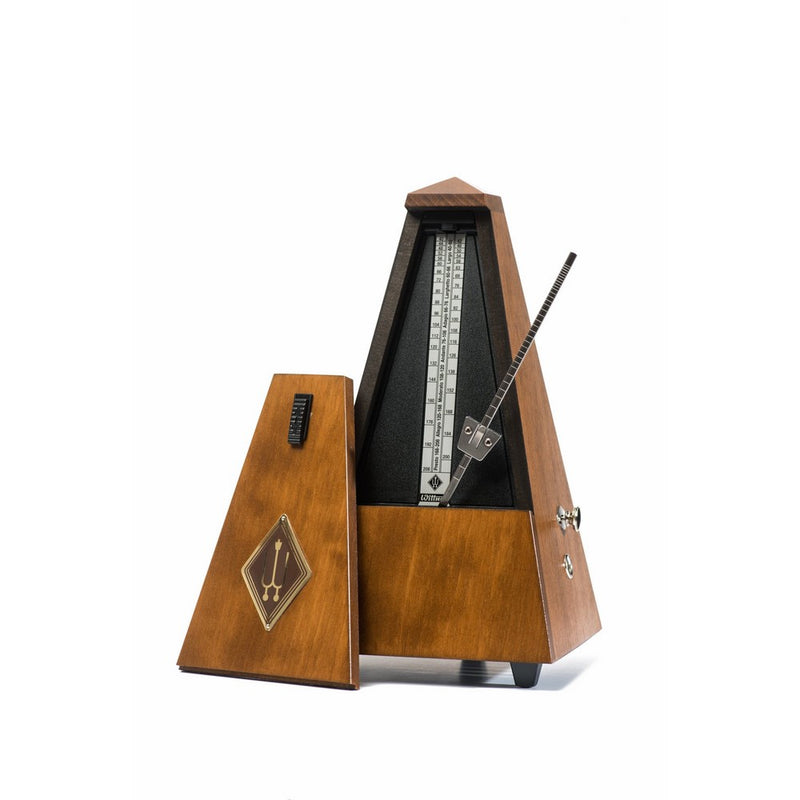 WITTNER 813M Metronome System Maelzel with Bell, Walnut Coloured, Mat Silk