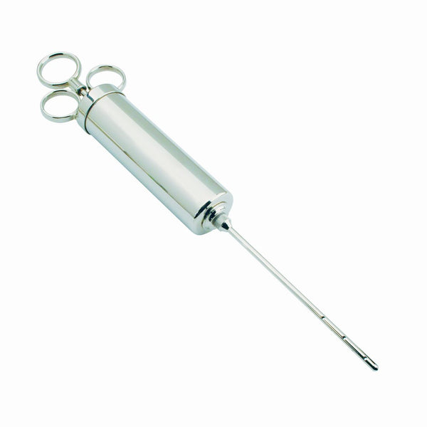 Weston Marinade Injector, 4 ounce Capacity (23-0404-W), Nickle Plated Brass, Dishwasher Safe