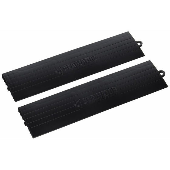 Gladiator GAFA06MEPB 6-Piece and 1 Corner Black Edge Trim, Male