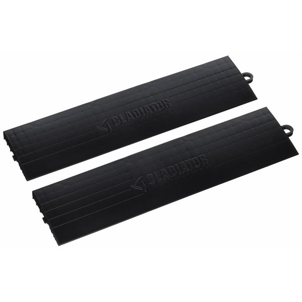 Gladiator GAFA06MEPB 6-Piece and 1 Corner Black Edge Trim, Male