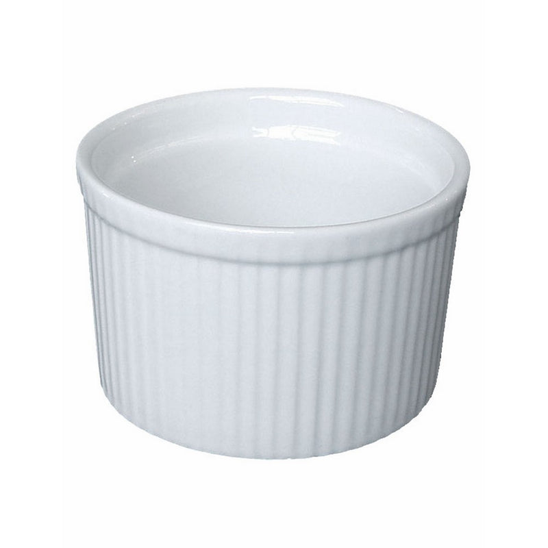 Bia Cordon Bleu White Porcelain 10-Ounce Tall Individual Souffle, Set of 4