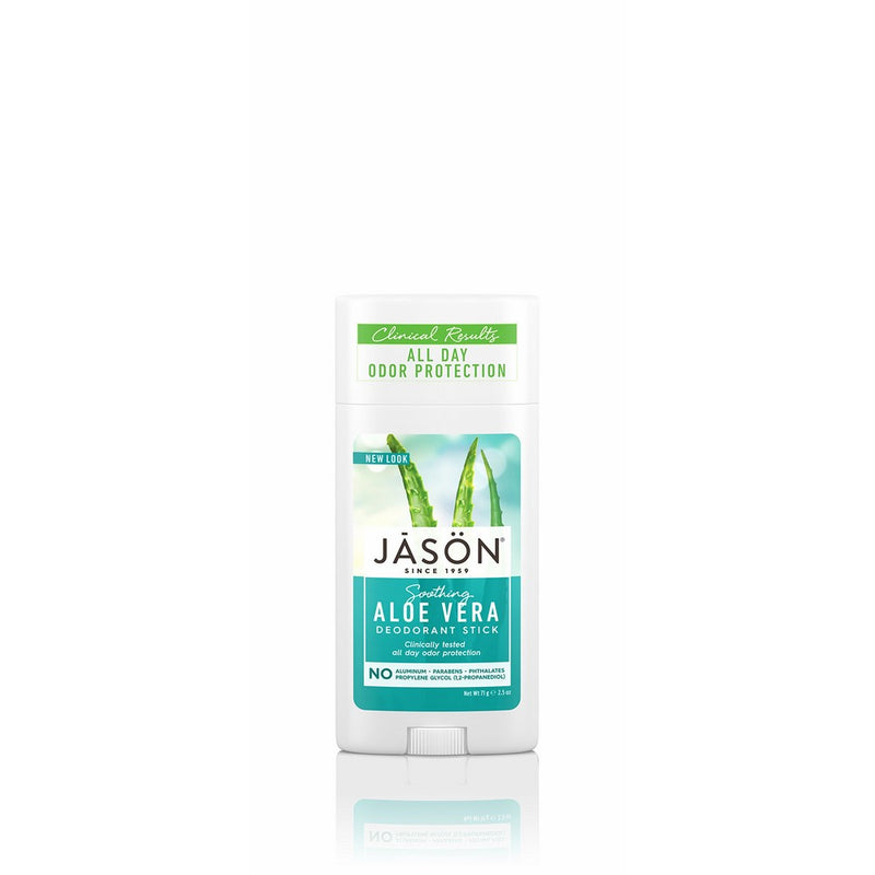 Jason Soothing Aloe Vera Aluminum and Paraben Free Deodorant Stick, 2.5 Ounce