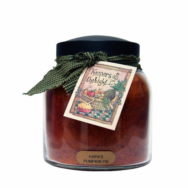 A Cheerful Giver Papa's Pumpkin Pie Papa Jar Candle, 34-Ounce