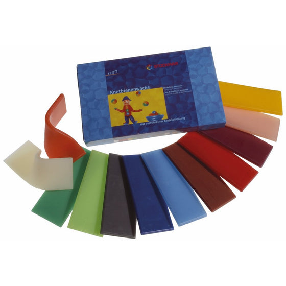 Stockmar Modeling Beeswax - 12 Assorted Sheets