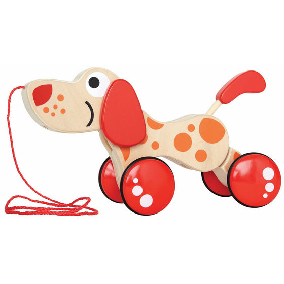 Hape Award Winning Walk-A-Long Puppy Wooden Pull Toy
