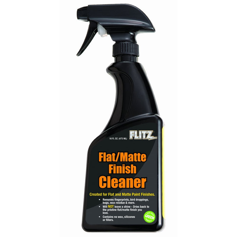 Flitz FM 11506 Flat Matte Finish Cleaner, 16 oz. Spray Bottle