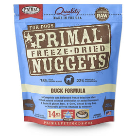 Primal Pet Foods Freeze-Dried Canine Duck Formula 14 oz
