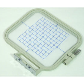 ThreadNanny 4-inch x 4-inch Medium Embroidery Hoop w/ Placement Grid (SA432) for Brother SE270D, SE-350, SE-400, PE-500 HE-120, HE-240, Innovis 500D, Innovis 900D, Innovis 950D, LB6770PRW, LB6800PRW, Babylock Sofia A-Line and Babylock Intrigue