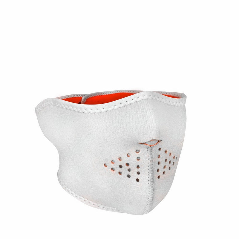 Zanheadgear WNFM089HHV Neoprene Half Face Mask, High-Vis Orange Reversible to White