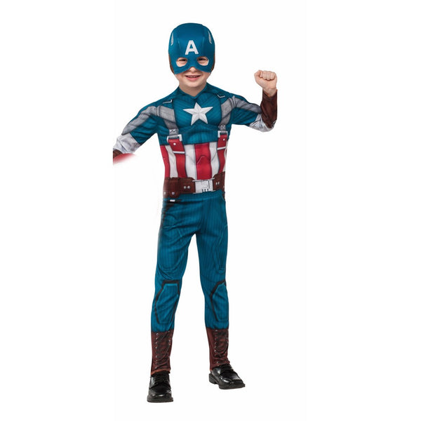 Rubies Marvel Comics Captain America: The Winter Soldier Deluxe Retro Costume Uniform, Medium