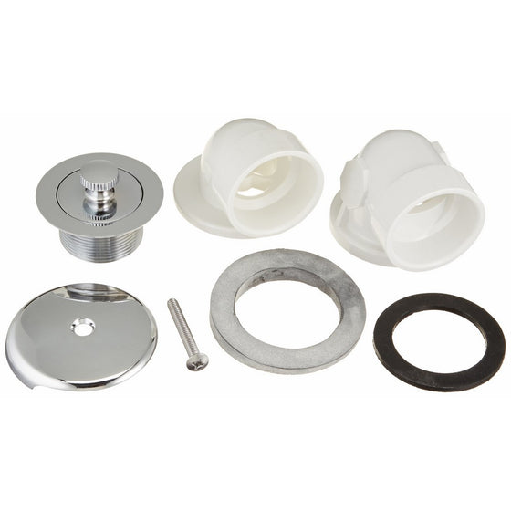 Jones Stephens B07010 Polished Chrome Lift and Turn Standard PVC Half Kit