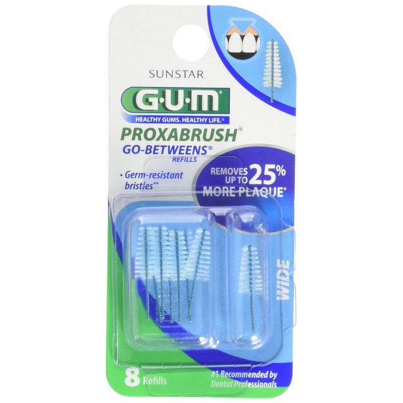 Sunstar Gum Go Betweens Proxabrush Refills, Wide, 2 Count