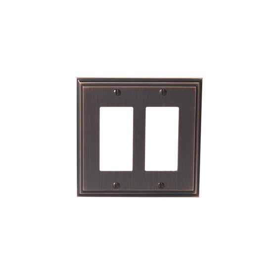Amerock BP36519ORB Mulholland 2 Rocker Wall Plate - Oil-Rubbed Bronze