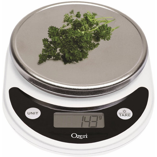 Ozeri Pronto Digital Multifunction Kitchen and Food Scale, White