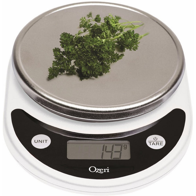 Ozeri Pronto Digital Multifunction Kitchen and Food Scale, White