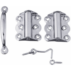Stanley National Hardware S745-690 CD1158 Screen Door Set in Zinc plated