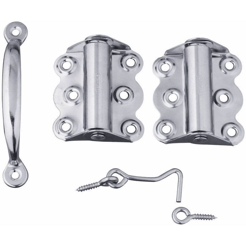 Stanley National Hardware S745-690 CD1158 Screen Door Set in Zinc plated