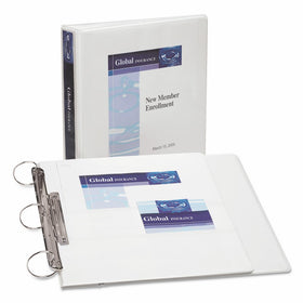 Avery Flip Back 360 Degree Binder with 1.5 Inch Ring, White, 1 Binder (17590)