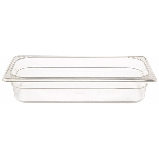 Rubbermaid Commercial Products FG116P00CLR 1/3 Size 2-5/8-Quart Cold Food Pan