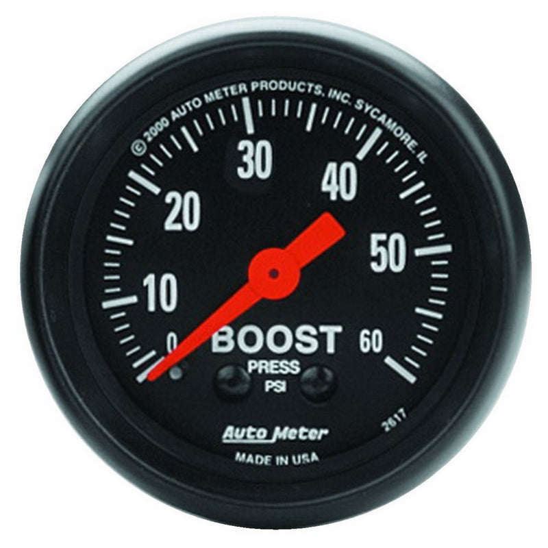 Auto Meter 2617 Z-Series Mechanical Boost Gauge