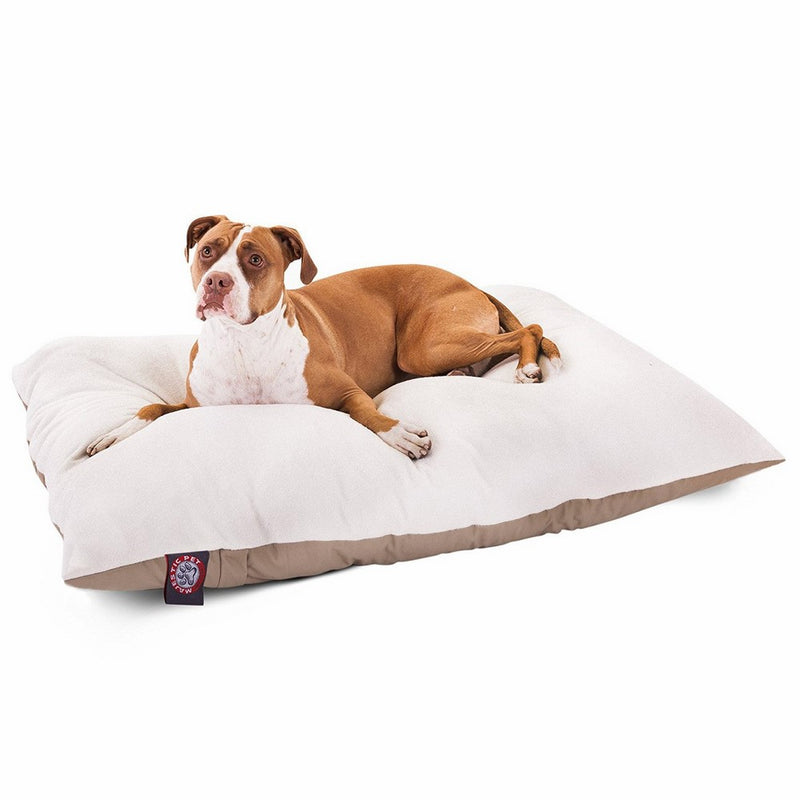 36x48Khaki Rectangle Pet Dog Bed By Majestic Pet ProductsLarge
