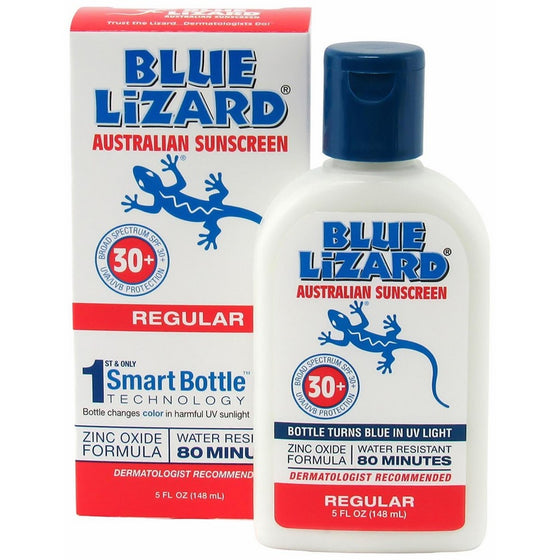 Blue Lizard Australian Sunscreen – Regular – SPF 30 – 5 oz