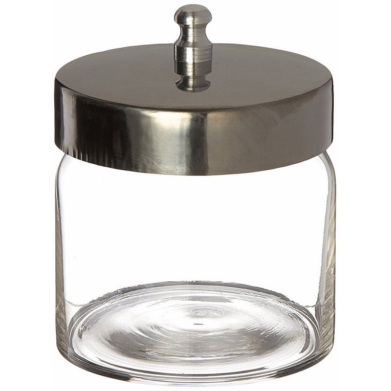 GF Health 3460 Unlabeled Dressing Jars with Covers, 3" H x 3" Diameter, Box of 12 (Pack of 12)