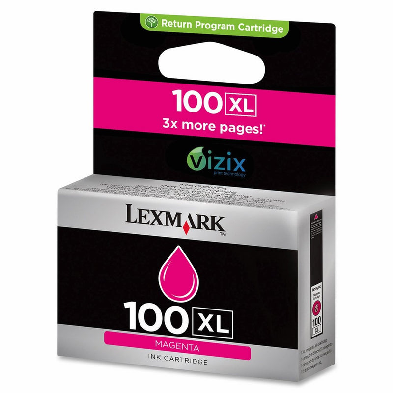 Lexmark high yield 100XL Magenta ink cartridge