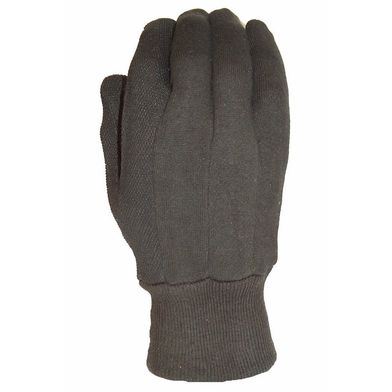 Big Time Products 9116-26 True Grip Brown Medium Jersey Glove with Mini-Dots