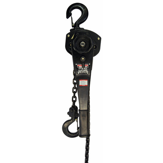 Maasdam 48610 Lever Hoist 1-1/2 Ton, Black