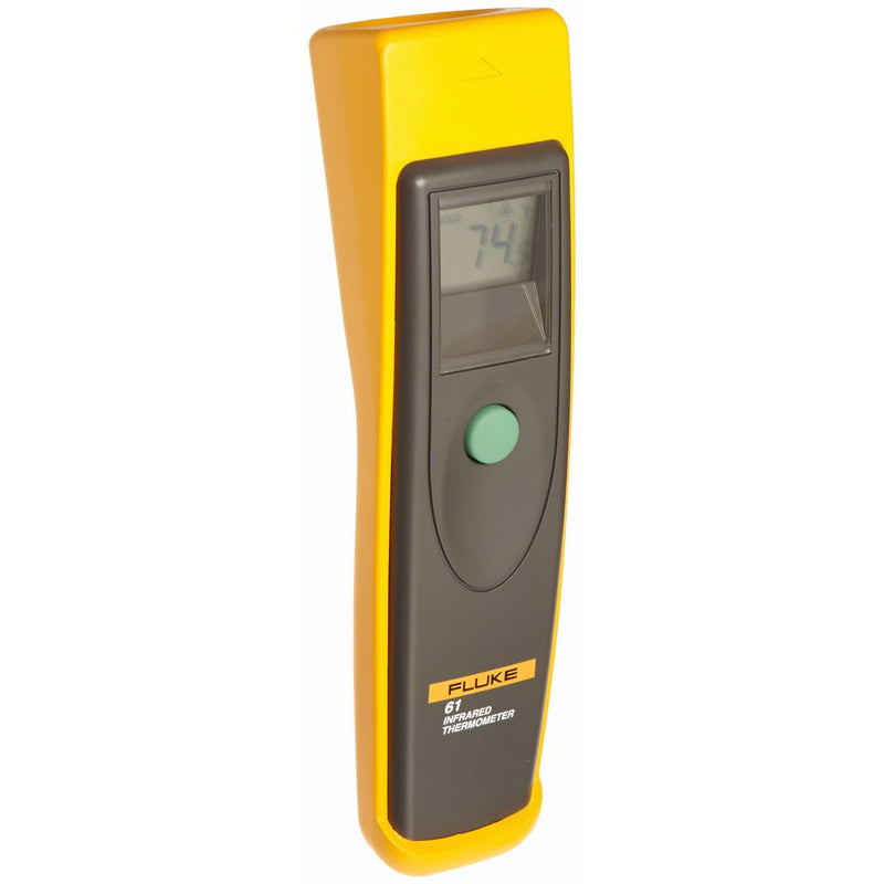 Fluke 61 Handheld Infrared Thermometer, 9V Alkaline battery, 0 to 525 Degree F Range