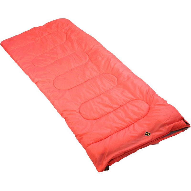 Ledge Sports Ridge 30 Classic Rectangular Sleeping Bag with Stuff Sack (75 X 30, Red)