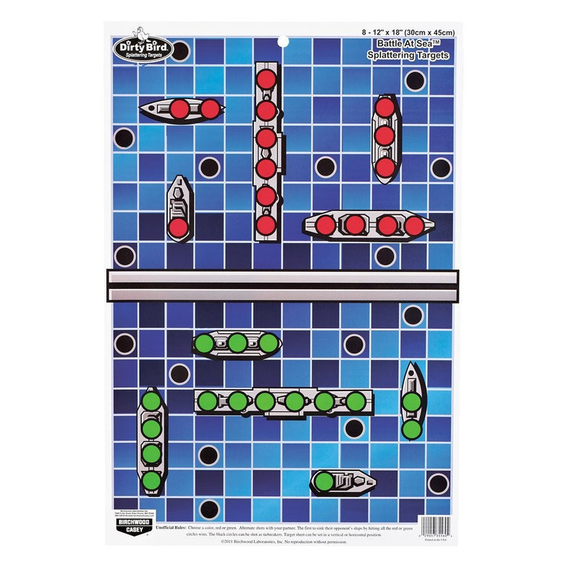 Birchwood Casey Battle Target Shooting Target 8 Pack
