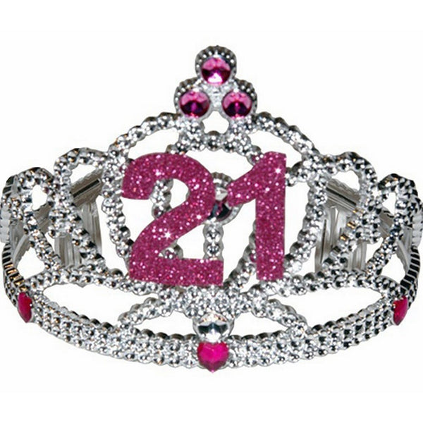 21 Tiara Pink Crown