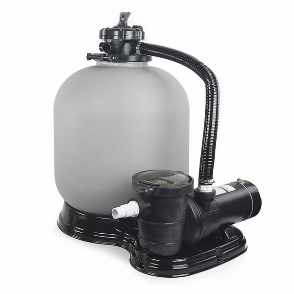 4500GPH 19" Sand Filter w/ 1HP Above Ground Swimming Pool Pump