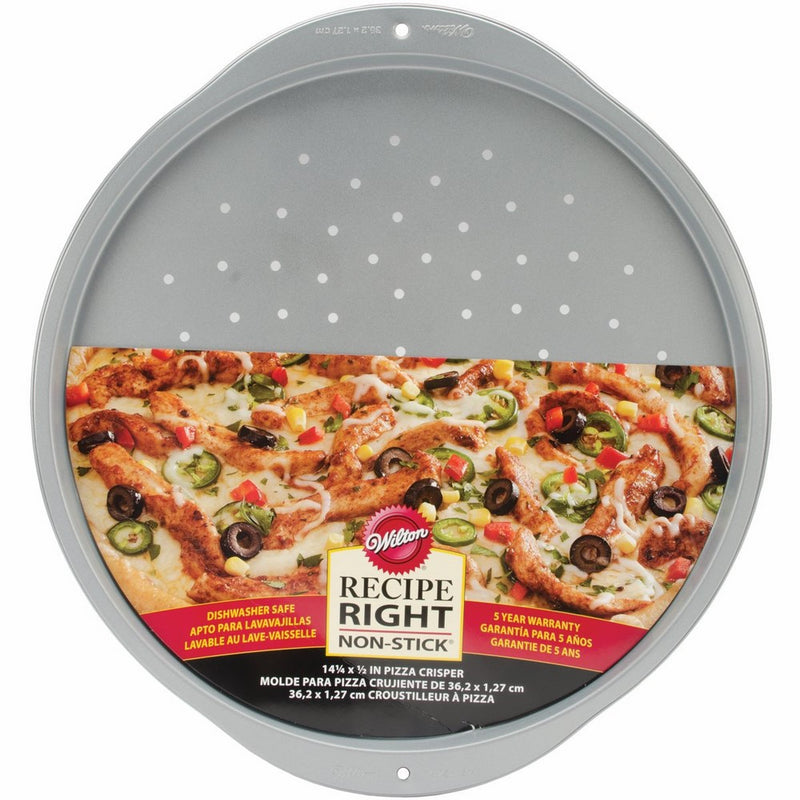 Wilton 2105-993 Recipe Right Nonstick Pizza Crisper, 14-Inch