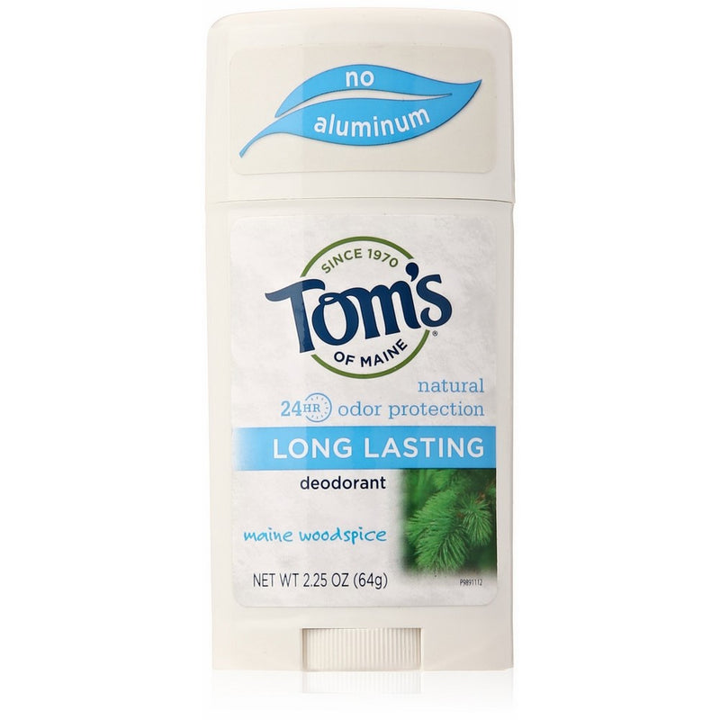 Aluminum-Free Deodorant, Long Lasting, Main Woodspice, 2.25 oz (64 g) by Tom's of Maine