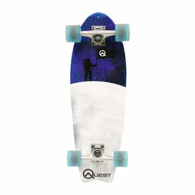 Quest Fishtail Cruiser Board Skateboard (27-Inch)